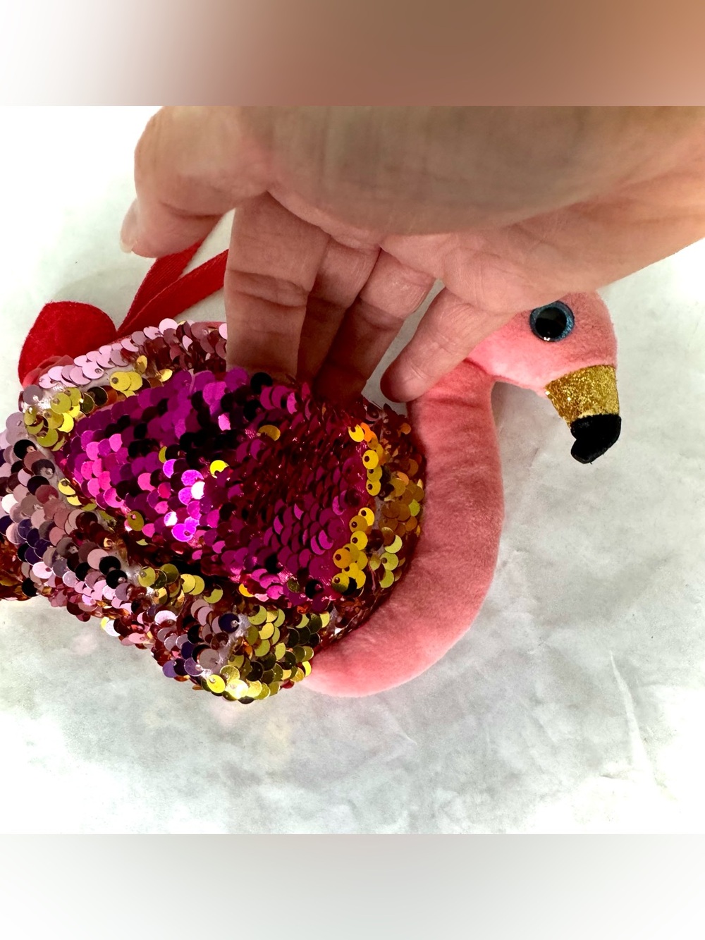 TY Pink Flamingo Change Purse - Picture 10 of 16